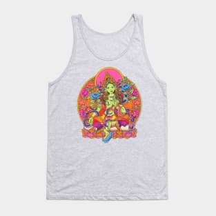 Green Tara, Sunrise Style Tank Top